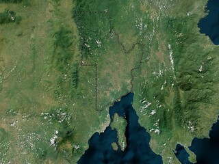Davao del Norte, Philippines. High-res satellite. No legend