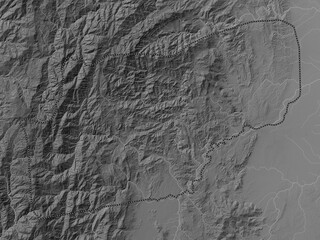 Ifugao, Philippines. Grayscale. No legend