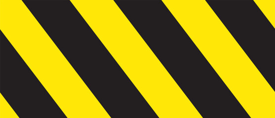 Diagonal stripes background. Yellow and black lines pattern for road warning and wallpaper template. Realistic lines with repeat stripes texture. Simple geometric stripes background. Pattern vector