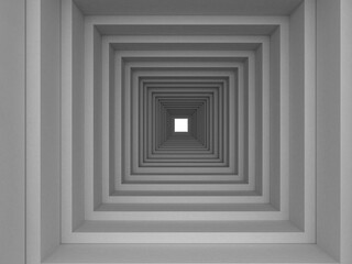 black and white architectural abstraction
