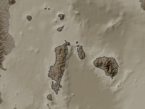 Romblon, Philippines. Sepia. No legend