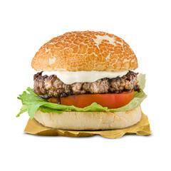 Classic Hamburger isolated