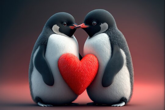 Penguin Love Images – Browse 22,174 Stock Photos, Vectors, and Video |  Adobe Stock