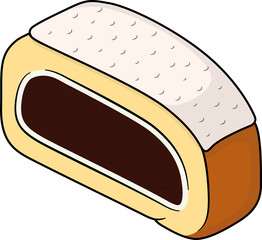 Cake Roll kidney bean