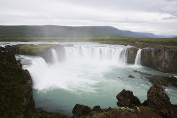 Obraz premium waterfall in iceland. Foss in iceland