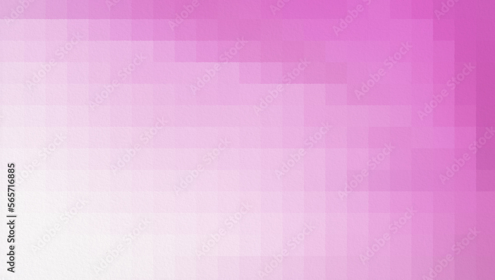 Aufkleber pixelated pink squares on textured paper background. geometric pattern, design template, high resolu