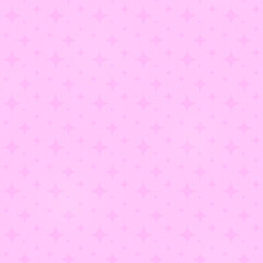 Seamless pattern of pink star shapes on light pink background. Abstract full frame graphic design of stars.