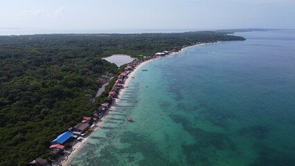 Obraz premium beautiful sea landscape from the air