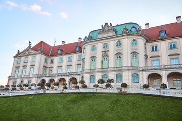 View from the garden of the Royal castle in Warsaw, Poland.