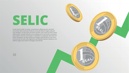 Background mercado financeiro brasil moeda brasileira