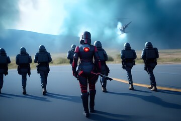 Obraz premium Space Commander