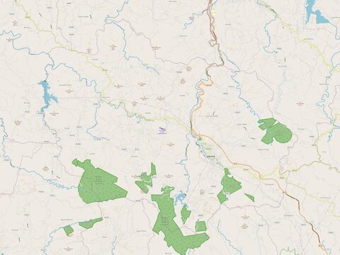 Adjuntas, Puerto Rico. OSM. No legend