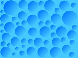 blue abstract background with bubble pattern.