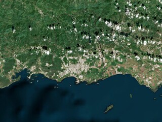 Ponce, Puerto Rico. Low-res satellite. No legend