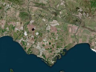 Santa Isabel, Puerto Rico. High-res satellite. No legend