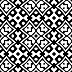 
Vector pattern in geometric ornamental style. Black and white color.Seamless repeat pattern.Simple geo all over print block for apparel textile, ladies dress, fashion garment, digital wall paper.