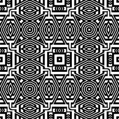 
Vector pattern in geometric ornamental style. Black and white color.Seamless repeat pattern.Simple geo all over print block for apparel textile, ladies dress, fashion garment, digital wall paper.