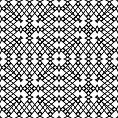 
Vector pattern in geometric ornamental style. Black and white color.Seamless repeat pattern.Simple geo all over print block for apparel textile, ladies dress, fashion garment, digital wall paper.