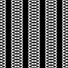 
Vector pattern in geometric ornamental style. Black and white color.Seamless repeat pattern.Simple geo all over print block for apparel textile, ladies dress, fashion garment, digital wall paper.