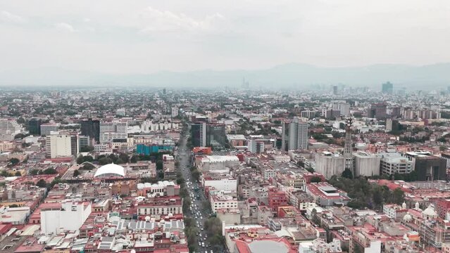 vista a&eacute;rea del sur de la Ciudad de M&eacute;xico