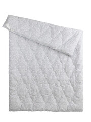 Obraz premium cotton quilt in a cotton cover, edged along the edge with a textile ribbon, insulated