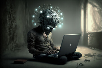 alien hacker, generative AI