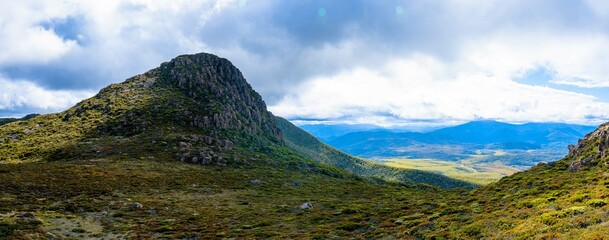 view of the mountains