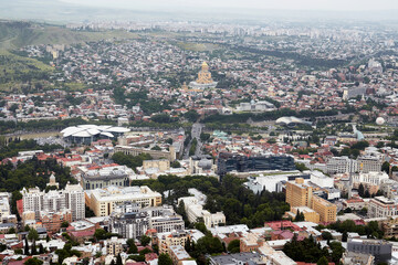 Fototapeta premium Tbilisi, Georgia - May 10, 2022: Views of Tbilisi, Georgia.