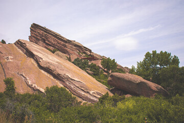 Going Up The Red Rocks
