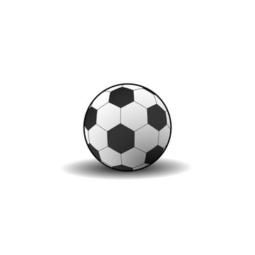 football. ball vector illustration. white background