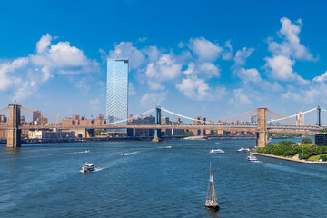 Brooklyn Bridge and Manhattan Bridge