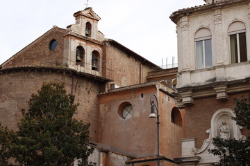 Church in the downtown of Rome, Italy
