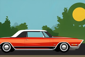 Retro Ride: Vintage Vehicle Illustrations Reviving the Charm of Classic Cars 