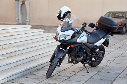 Greek police motorbike
