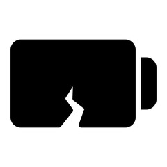 battery glyph icon