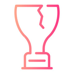 trophy gradient icon