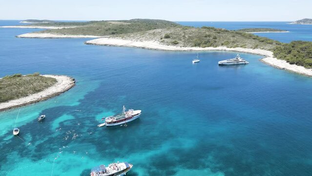 Ascending view of the Island of Hvar -  Croatia - June 2022