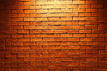 red brick  wall - obrazy, fototapety, plakaty