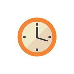 Abstract clock vector design. Time vector illustration.