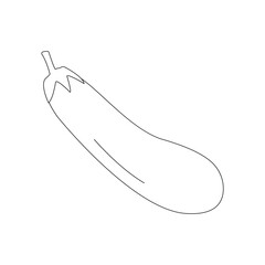 eggplant icon vector