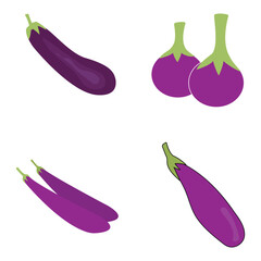 eggplant icon vector