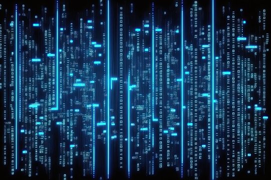 Binary code computer programming concept background