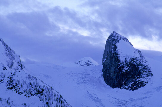 Heli-skiing the Bugaboos in Canada's British Columbia.