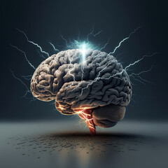 Thunderstorm in brain - Generative AI