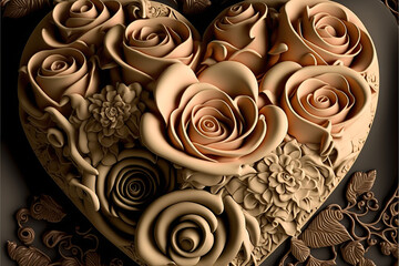 rose, roses, flower, love, bouquet, heart, flowers, valentine, floral, red, romance, wedding, bloom, nature, blossom, petal, pattern, decoration, illustration, vector, gift, card, design, romantic, pi