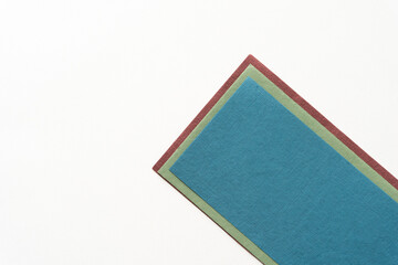 paper frame isolate on a white background