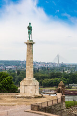 Obraz premium Pobednik monument in Belgrade