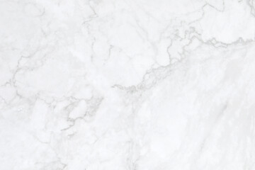 Fototapeta premium Texture of white marble surface as background, closeup