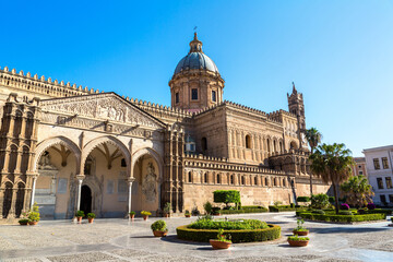 Naklejka premium Palermo Cathedral in Palermo