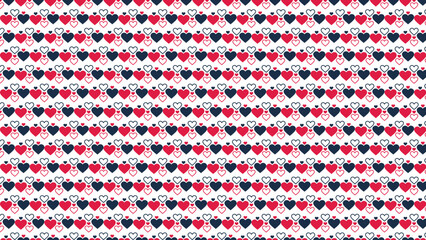 seamless knitted pattern with hearts spesial valentine